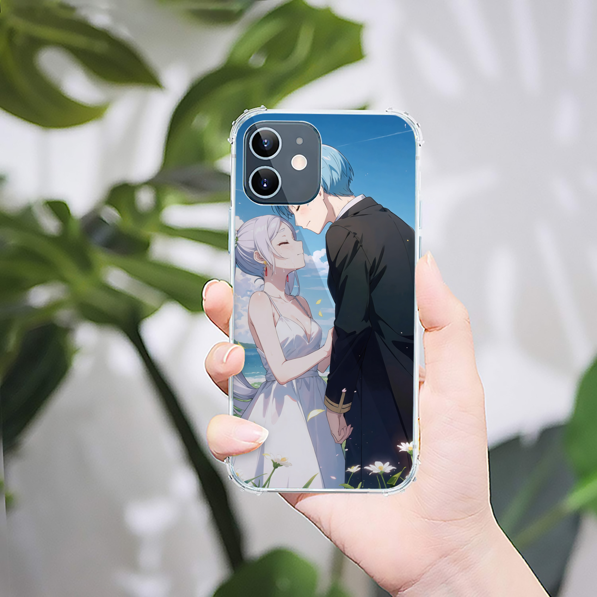（画像用） 葬送のフリーレン Frieren 【iPhone 12シリーズ対応】透明スマホケース（クリアソフトケース）
